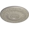 Ekena Millwork Lunel Ceiling Medallion (Fits Canopies up to 3 3/4"), Hand-Painted Pearl White, 20 1/4"OD x 1 1/2"P CM20LUPWS - alternate 2